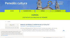 Desktop Screenshot of castellvidelamarca.penedescultura.cat